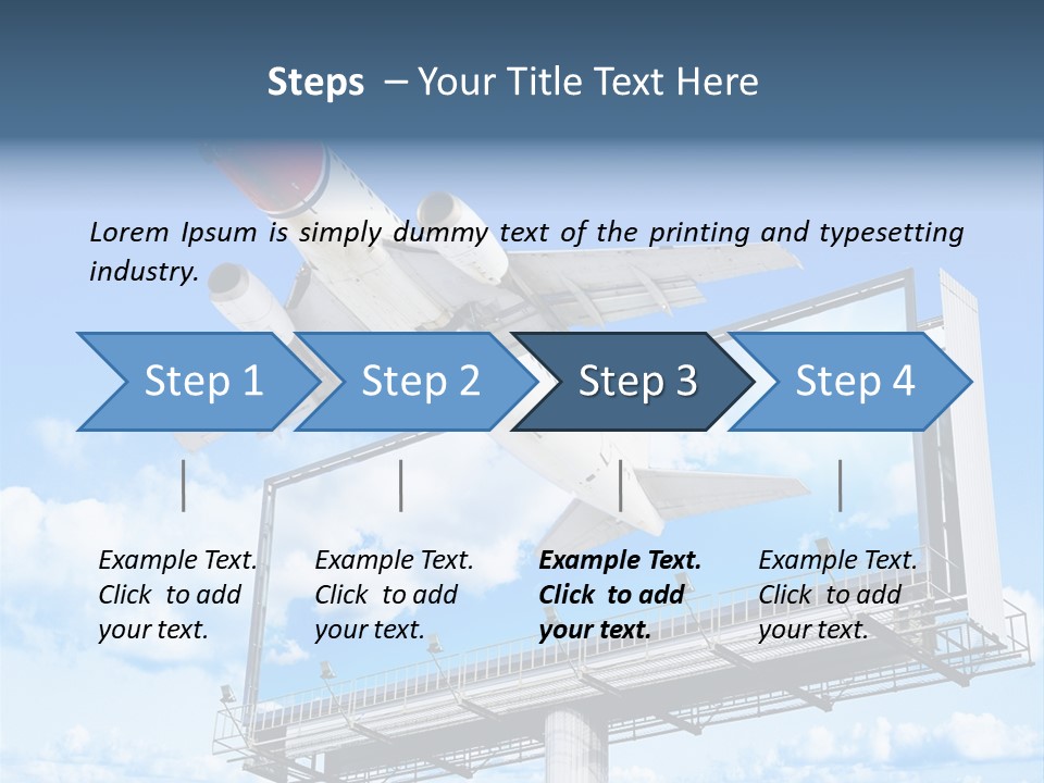 Wing Template Banner PowerPoint Template