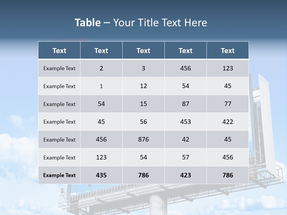 Wing Template Banner PowerPoint Template