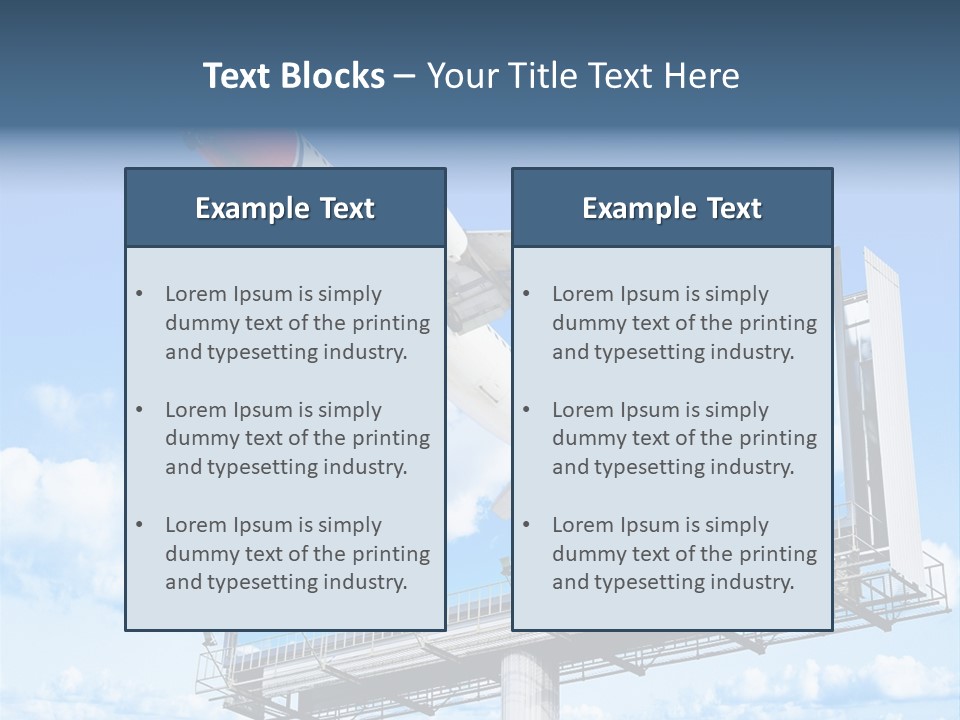 Wing Template Banner PowerPoint Template