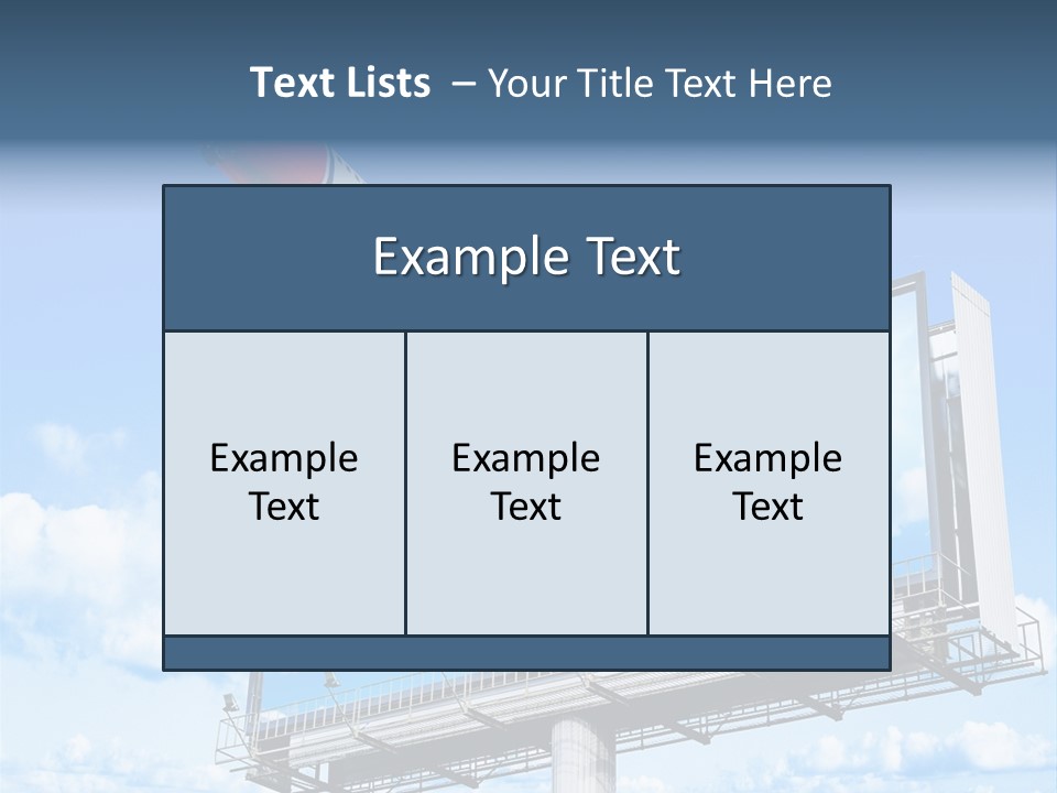 Wing Template Banner PowerPoint Template
