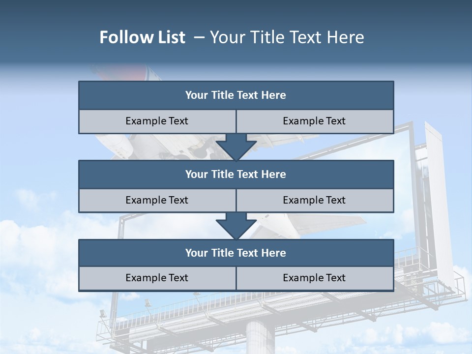 Wing Template Banner PowerPoint Template
