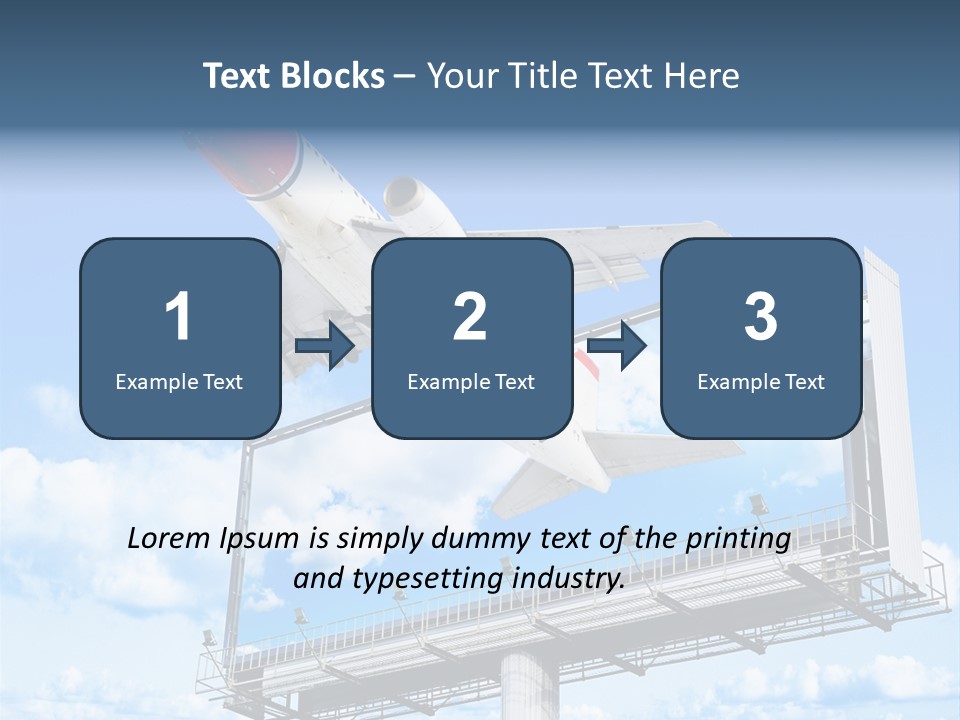 Wing Template Banner PowerPoint Template