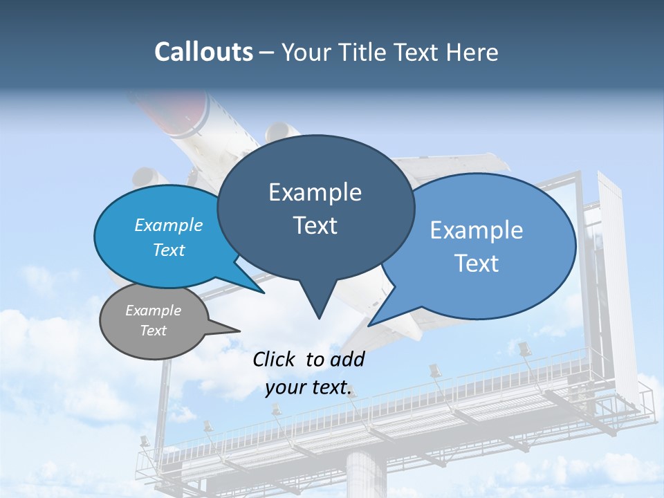 Wing Template Banner PowerPoint Template