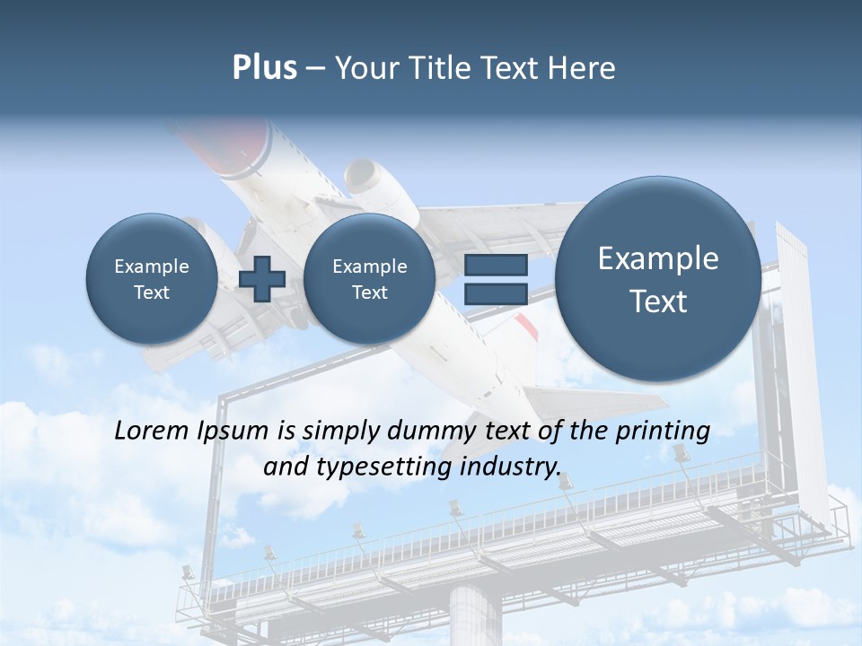 Wing Template Banner PowerPoint Template