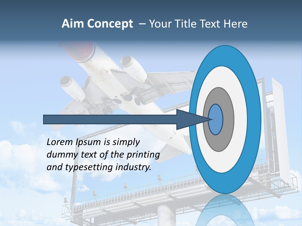 Wing Template Banner PowerPoint Template