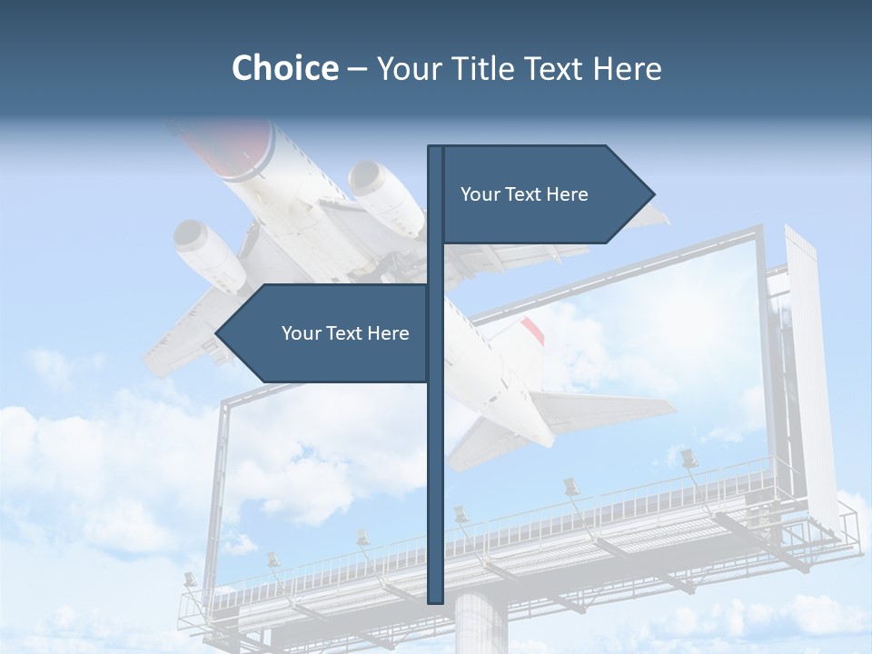Wing Template Banner PowerPoint Template