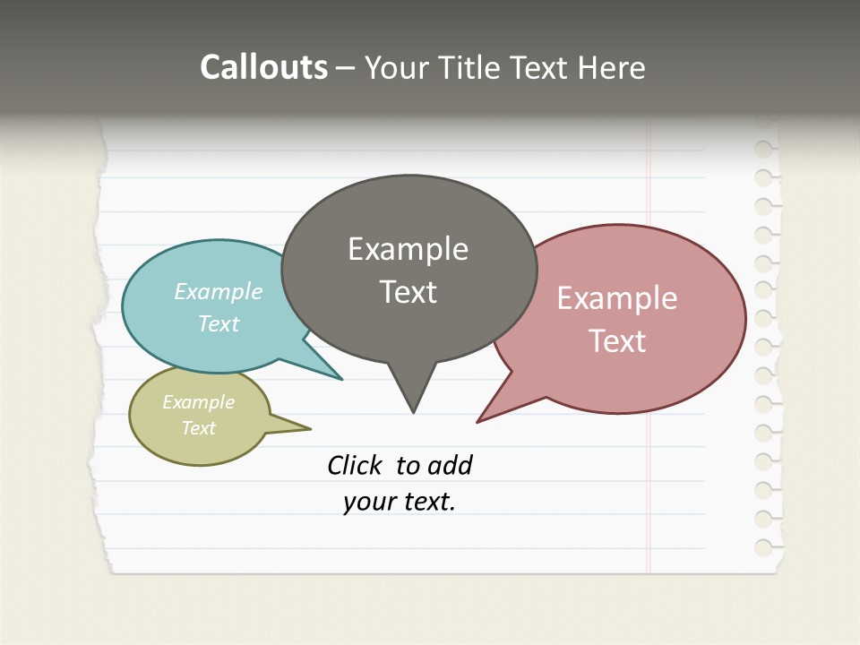 Blue Clip Art Education PowerPoint Template