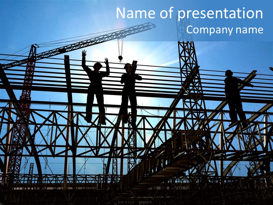Industrial Engineer Workplace PowerPoint Template