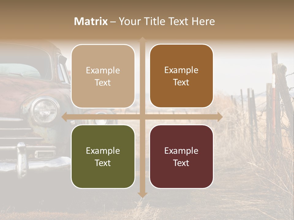 American Neglected Abandoned PowerPoint Template