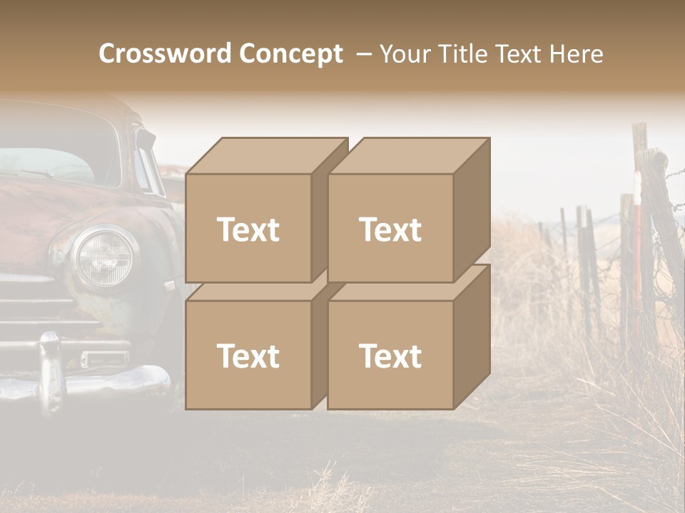 American Neglected Abandoned PowerPoint Template
