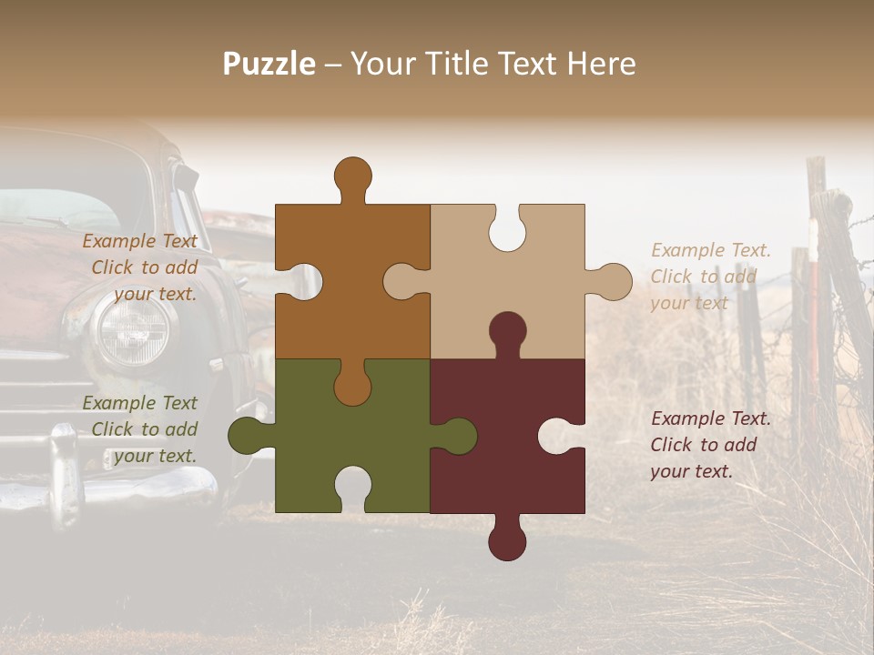 American Neglected Abandoned PowerPoint Template