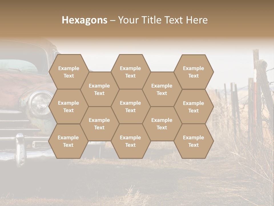 American Neglected Abandoned PowerPoint Template