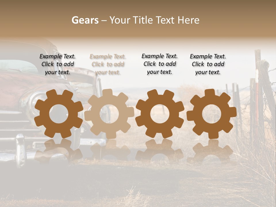 American Neglected Abandoned PowerPoint Template