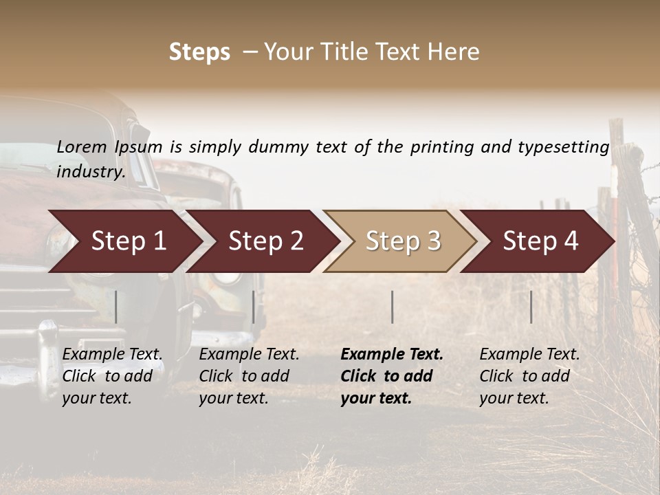 American Neglected Abandoned PowerPoint Template