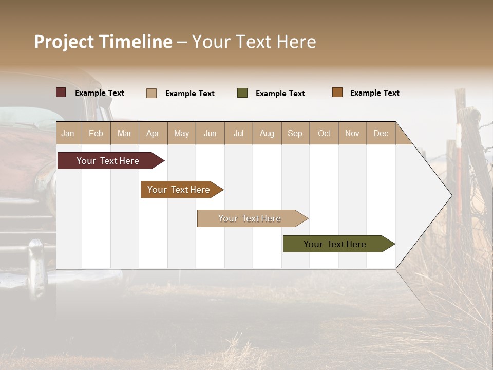 American Neglected Abandoned PowerPoint Template