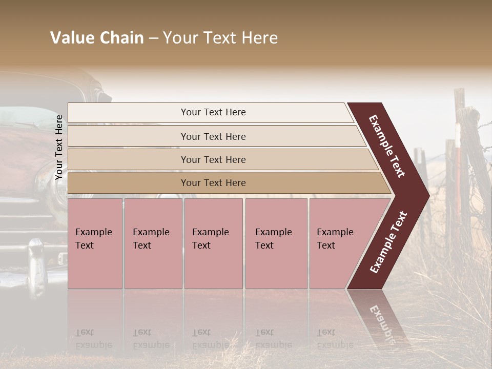 American Neglected Abandoned PowerPoint Template