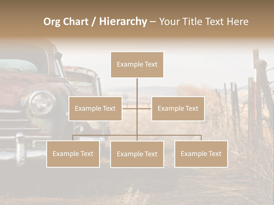 American Neglected Abandoned PowerPoint Template