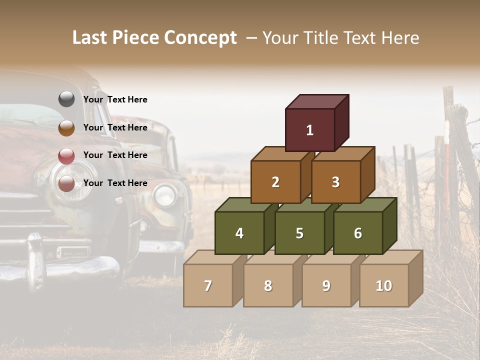 American Neglected Abandoned PowerPoint Template