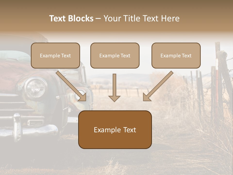 American Neglected Abandoned PowerPoint Template