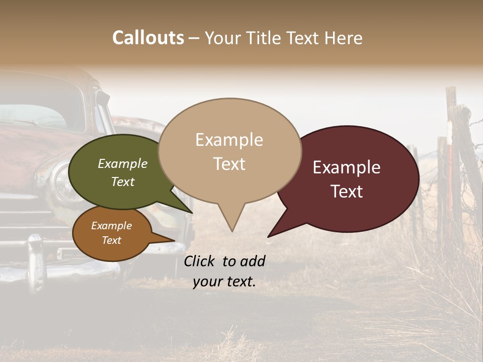 American Neglected Abandoned PowerPoint Template