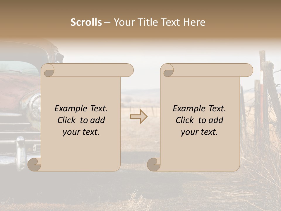 American Neglected Abandoned PowerPoint Template