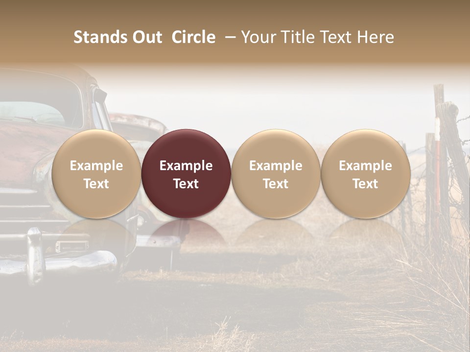 American Neglected Abandoned PowerPoint Template