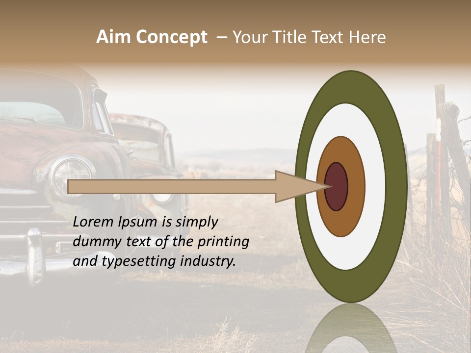 American Neglected Abandoned PowerPoint Template