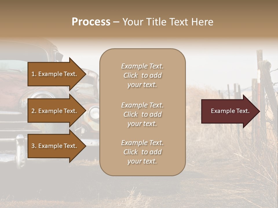 American Neglected Abandoned PowerPoint Template
