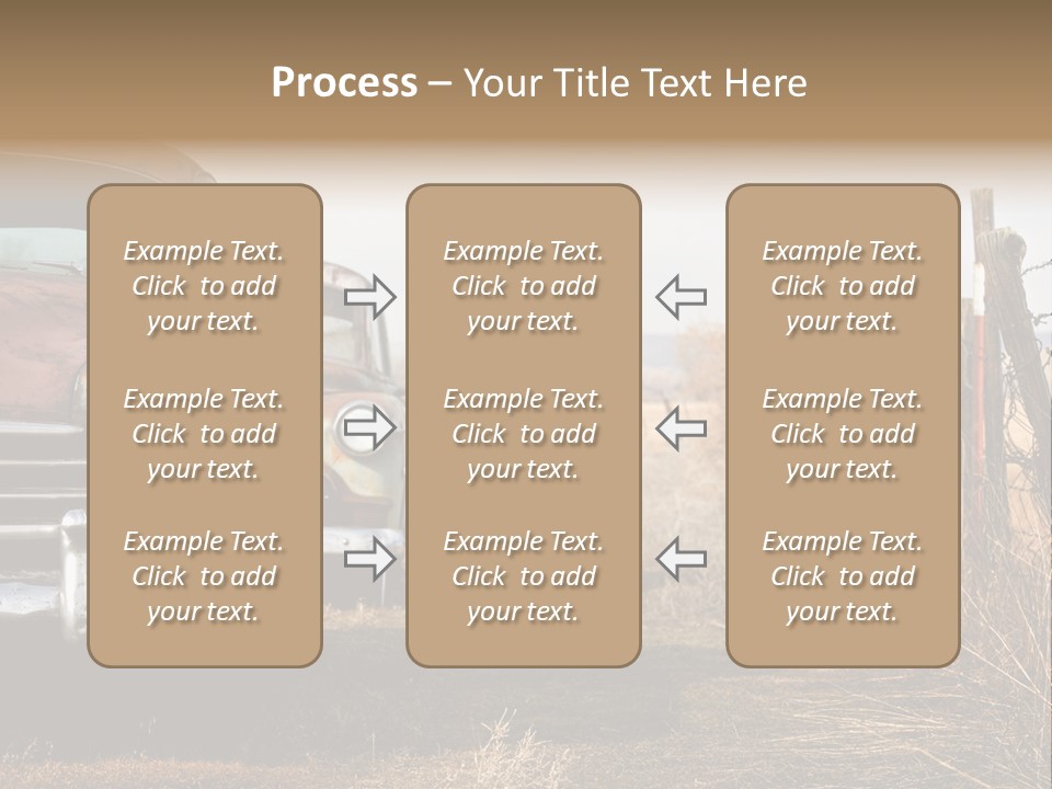 American Neglected Abandoned PowerPoint Template