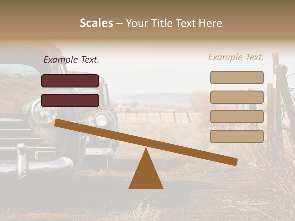 American Neglected Abandoned PowerPoint Template