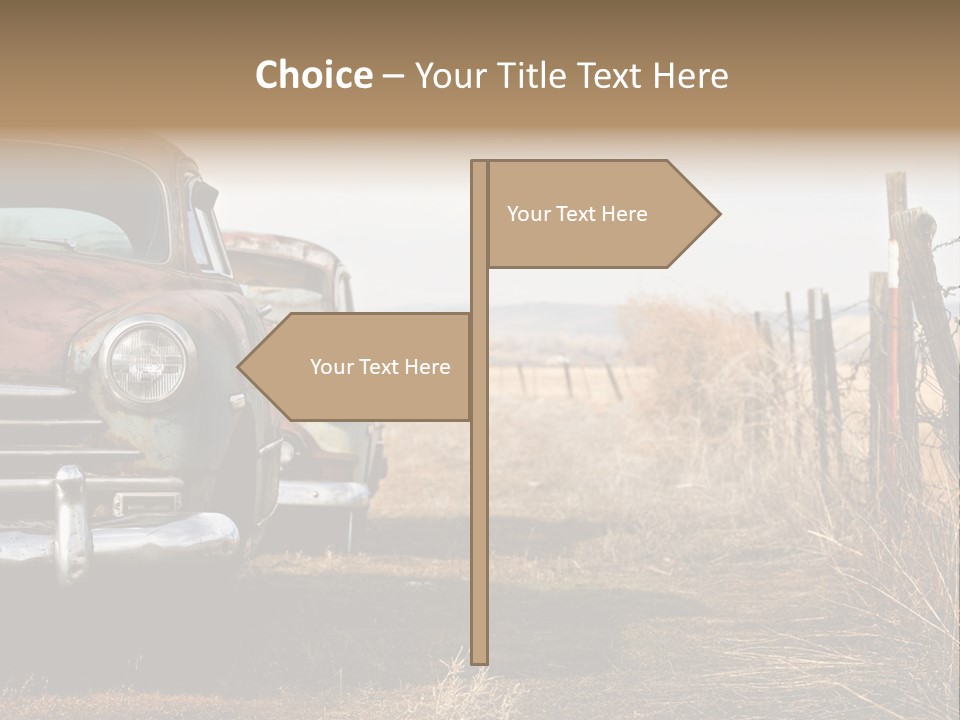 American Neglected Abandoned PowerPoint Template