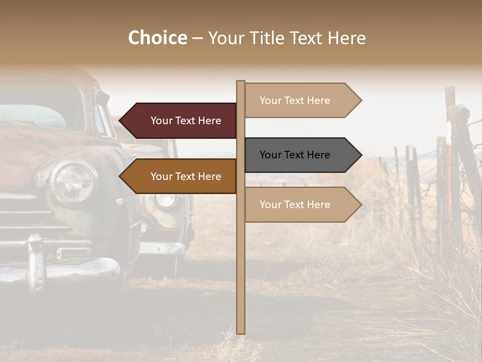 American Neglected Abandoned PowerPoint Template