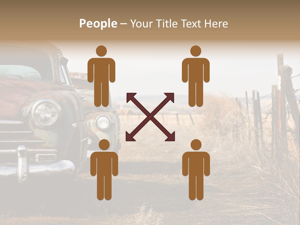 American Neglected Abandoned PowerPoint Template