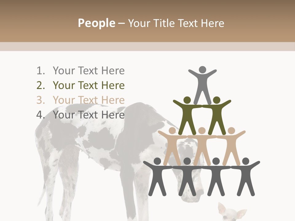 Huge Sitting Togetherness PowerPoint Template
