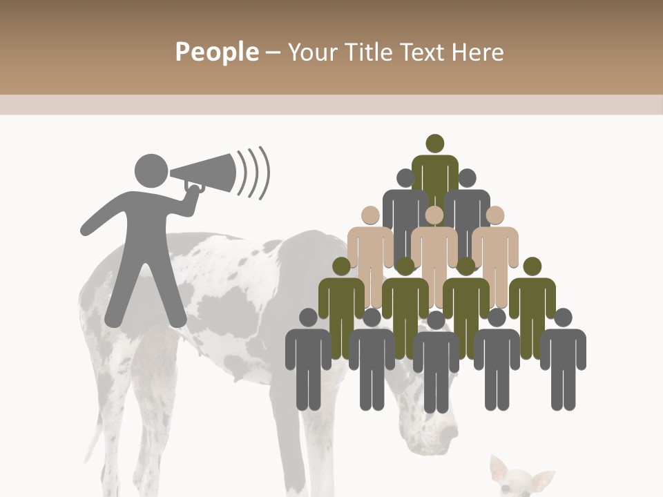 Huge Sitting Togetherness PowerPoint Template