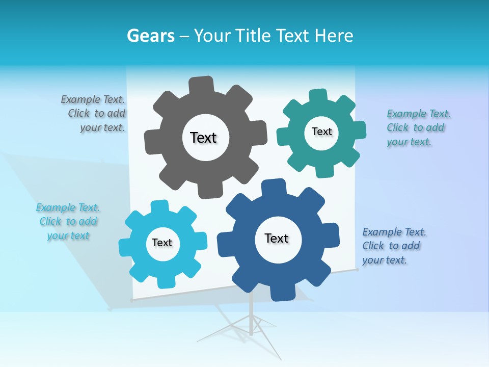 Group Room Happy PowerPoint Template