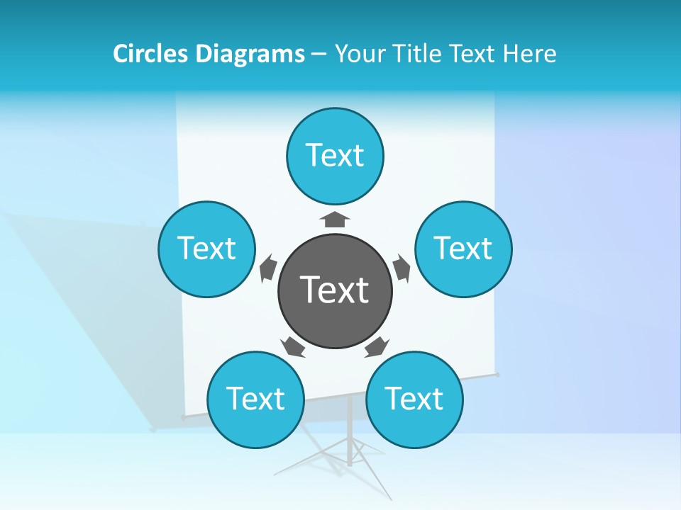 Group Room Happy PowerPoint Template
