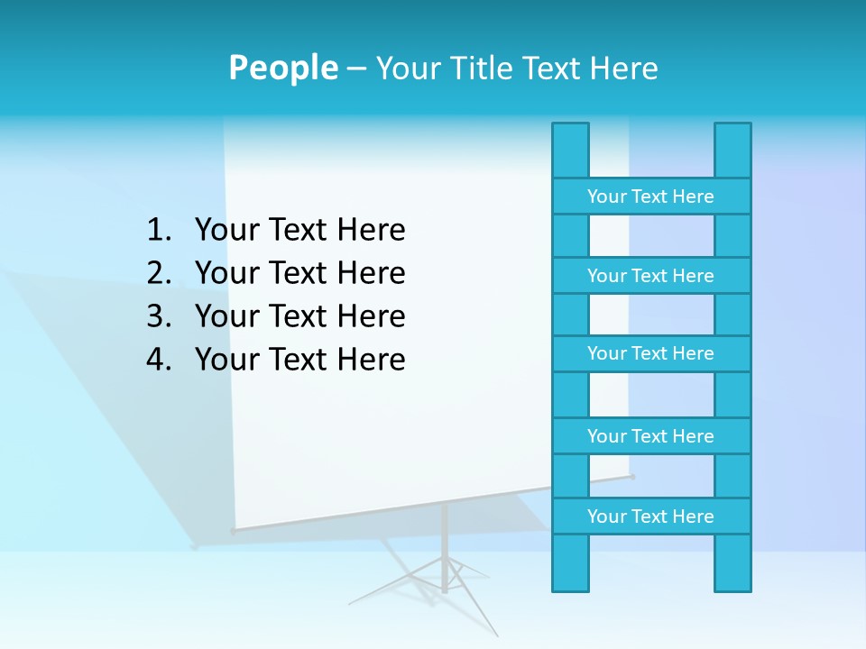 Group Room Happy PowerPoint Template