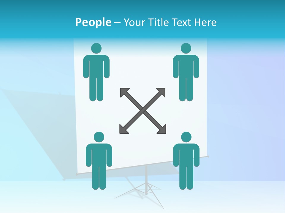 Group Room Happy PowerPoint Template