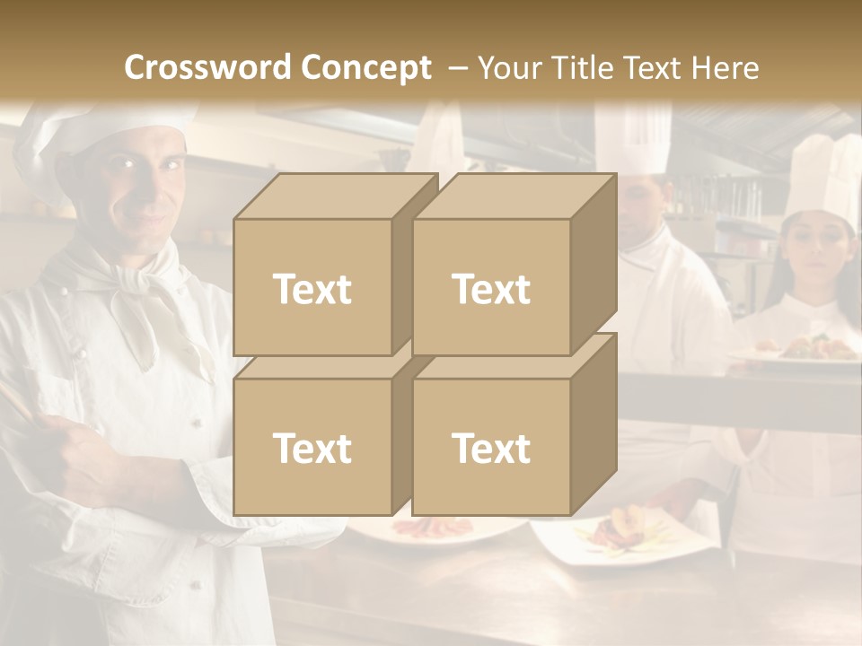 Man Skilled Staff PowerPoint Template