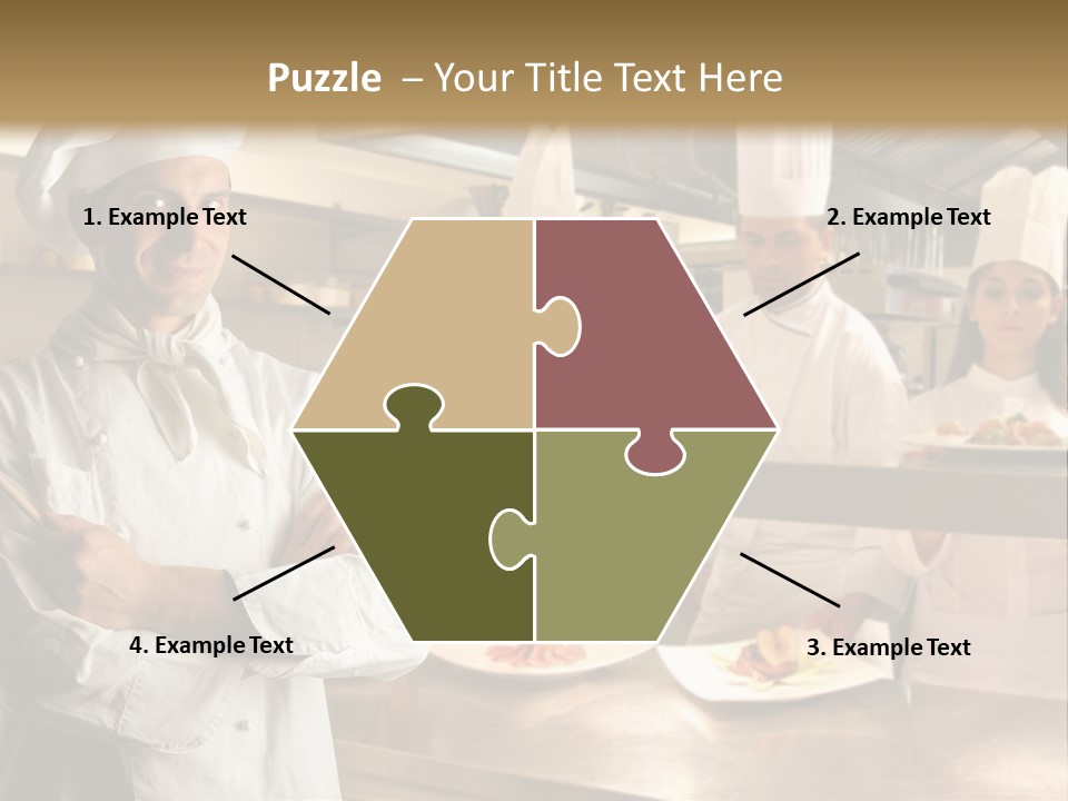 Man Skilled Staff PowerPoint Template