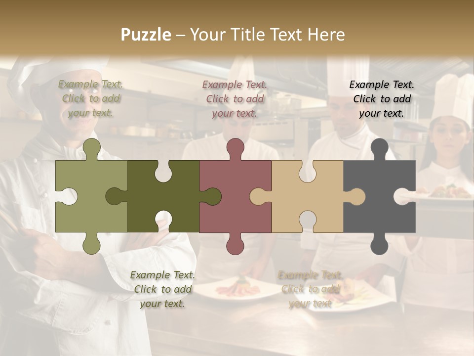 Man Skilled Staff PowerPoint Template