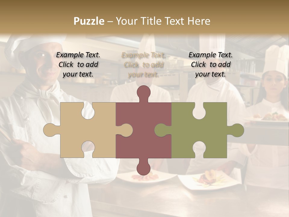 Man Skilled Staff PowerPoint Template