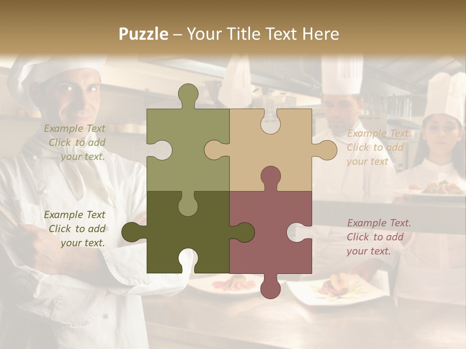 Man Skilled Staff PowerPoint Template