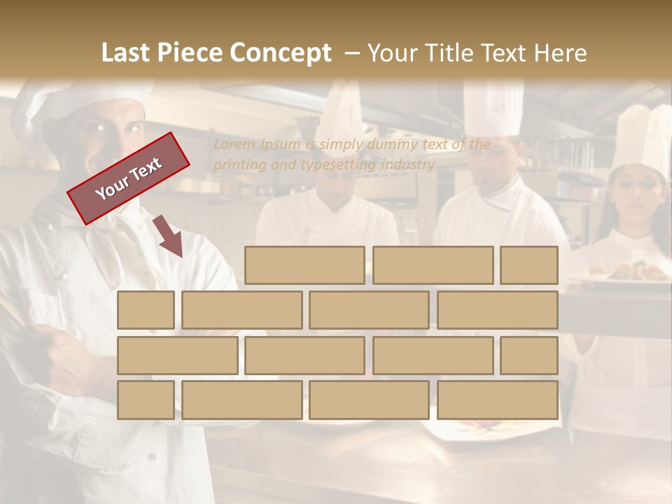 Man Skilled Staff PowerPoint Template