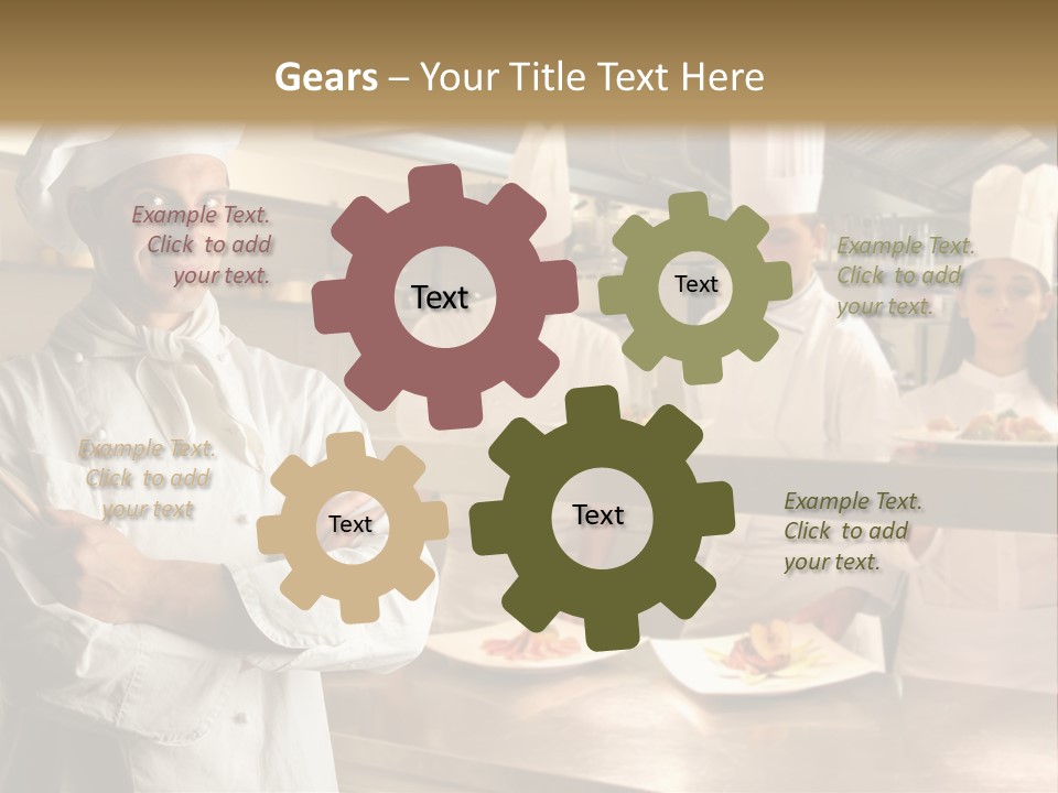 Man Skilled Staff PowerPoint Template