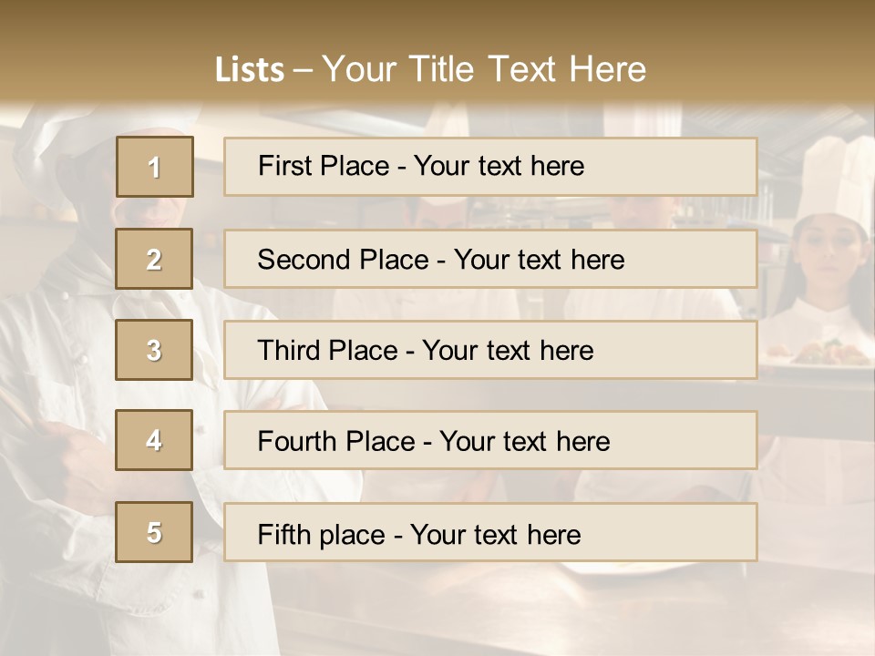 Man Skilled Staff PowerPoint Template