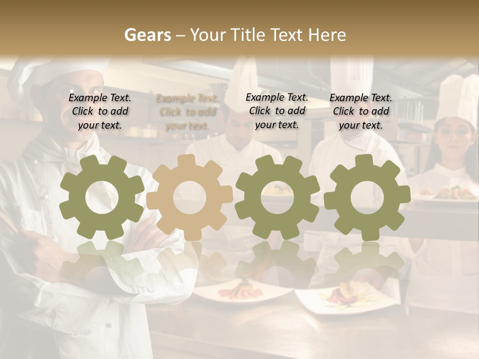 Man Skilled Staff PowerPoint Template