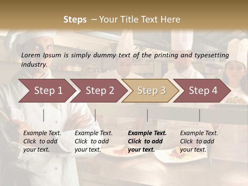Man Skilled Staff PowerPoint Template
