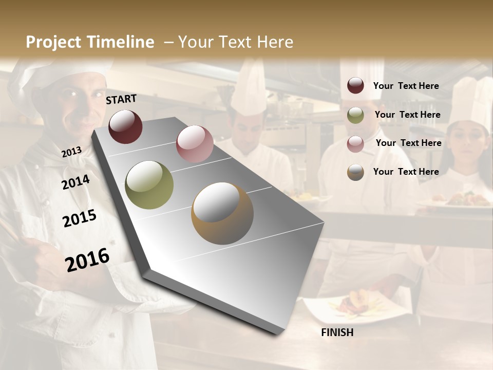 Man Skilled Staff PowerPoint Template